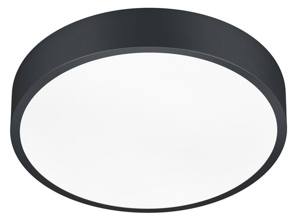 Plafoniera da Interno a LED in Metallo Nero Opaco