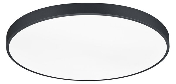 Plafoniera da Interno a LED in Metallo Nero Opaco