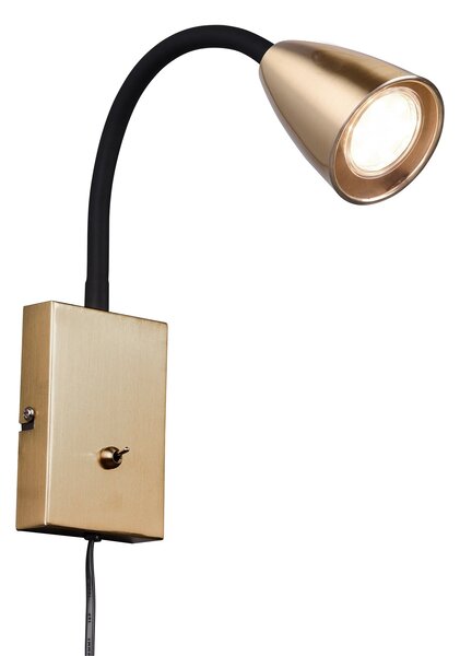 Applique da Interno Attacco GU10 in Metallo Ottone Opaco