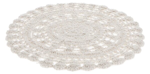 Tovaglietta in misto cotone ø 35 cm Crochet – Rex London