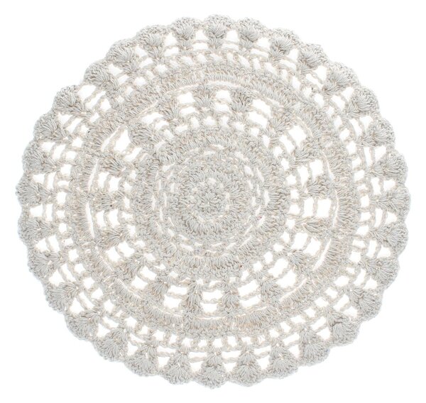 Tovaglietta in misto cotone ø 35 cm Crochet – Rex London