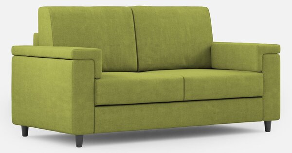 Divano 2 Posti 148x85x85 cm Marrak in Tessuto Verde