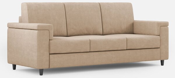 Divano 3 Posti 208x85x85 cm Marrak in Tessuto Beige