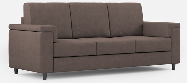 Divano 3 Posti 208x85x85 cm Marrak in Tessuto Talpa