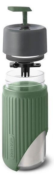 Tazza da viaggio verde in vetro 340 ml – Black + Blum