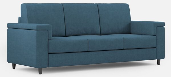 Divano 3 Posti 208x85x85 cm Marrak in Tessuto Avio