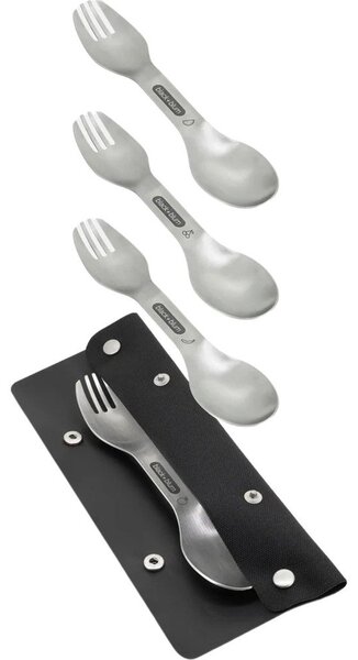 Set di forchette argentato in acciaio inox 4 pz Spork – Black + Blum