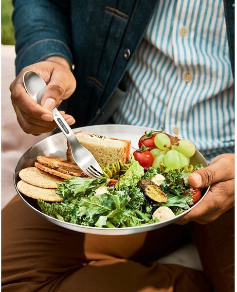 Set di piatti argentati in acciaio inox 4 pz ø 25,5 cm – Black + Blum
