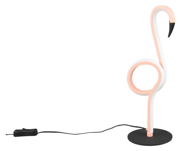 Lampada da tavolo rosa (altezza totale 35 cm) Ingo – Reality