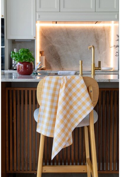 Set di strofinacci in cotone 2 pz 50x70 cm Gingham – Tiseco Home Studio