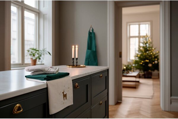 Grembiule a tema natalizio Christmas Fable – JUNA