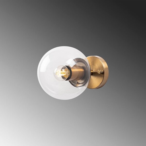 Lampada da parete color ottone ø 15 cm Atmaca – Opviq lights