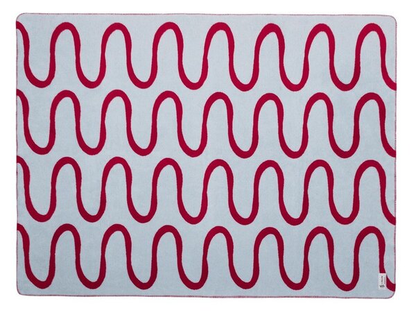 Coperta rossa 150x200 cm Swirl – noo.ma