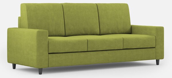 Divano 3 Posti 208x85x85 cm Sakar in Tessuto Verde