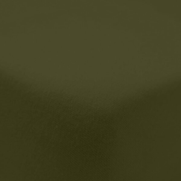 Lenzuolo con angoli color kaki in flanella 90x190 cm Brushed – Catherine Lansfield