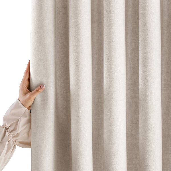 Tenda parzialmente oscurante color crema 200x250 cm Calisto – Filumi
