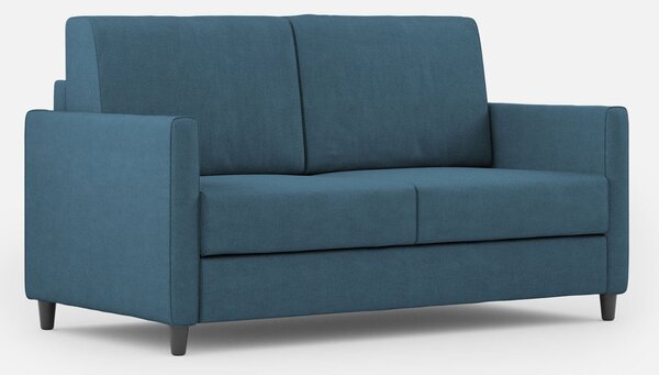Divano 2 Posti 138x85x85 cm Karay in Tessuto Avio