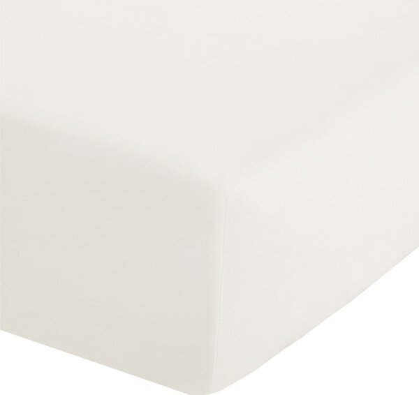 Lenzuolo con angoli color crema in percalle 90x190 cm Easy Iron Percale – Catherine Lansfield