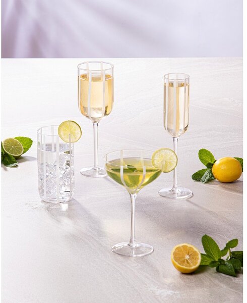 Set di bicchieri da vino 4 pz 350 ml Stripe – Ladelle