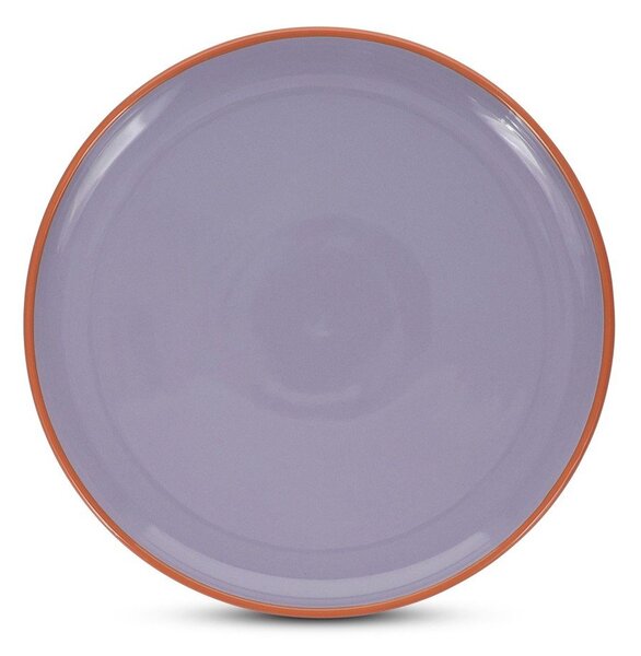 Piatto arancione/viola in gres ø 26 cm Duo – ONA