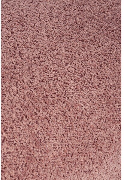 Panchina color terracotta in imbottito con rivestimento in bouclé Dayla – Bizzotto