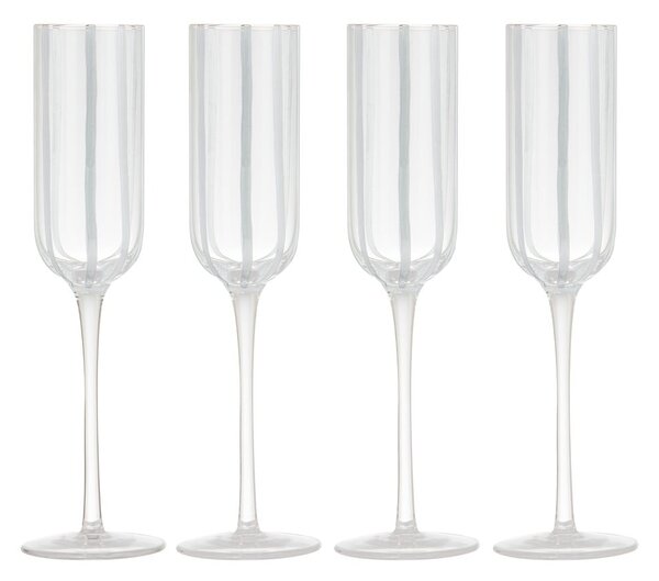 Set di bicchieri da bollicine 4 pz 180 ml Stripe – Ladelle
