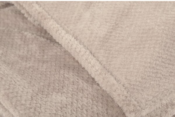 Coperta grigio tortora in micropile 150x200 cm Pippa – Tiseco Home Studio