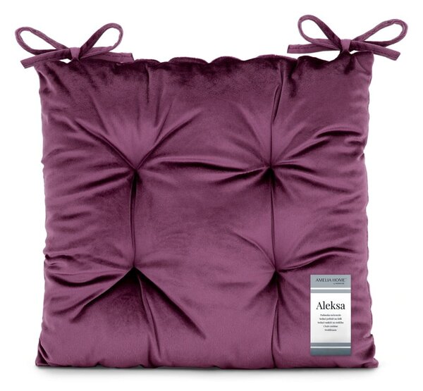 Cuscino per sedia in velluto 40x40 cm Aleksa – Restilo