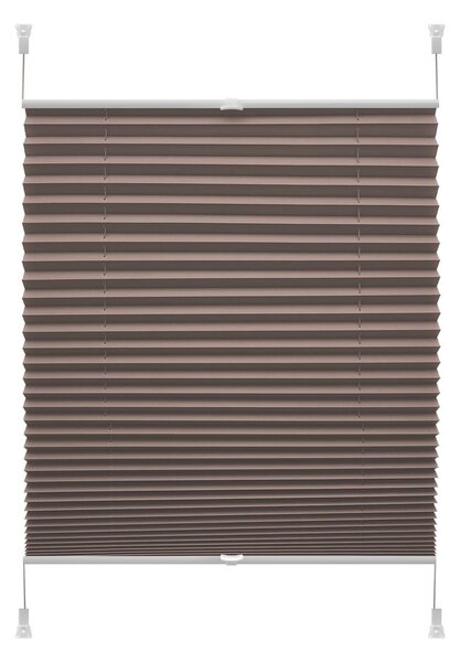 Tenda a pacchetto marrone 42,5x150 cm Plisé Verona – Gardinia