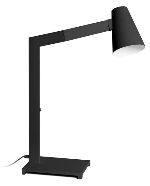 Lampada da Tavolo 42x15xH60,5 cm in Metallo Kobi Nero