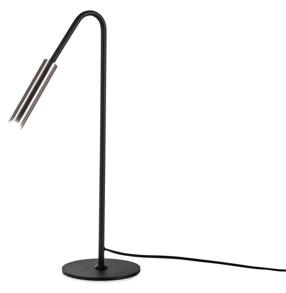 Lampada da Tavolo a LED 17x17xH56 cm in Metallo Vega Nero