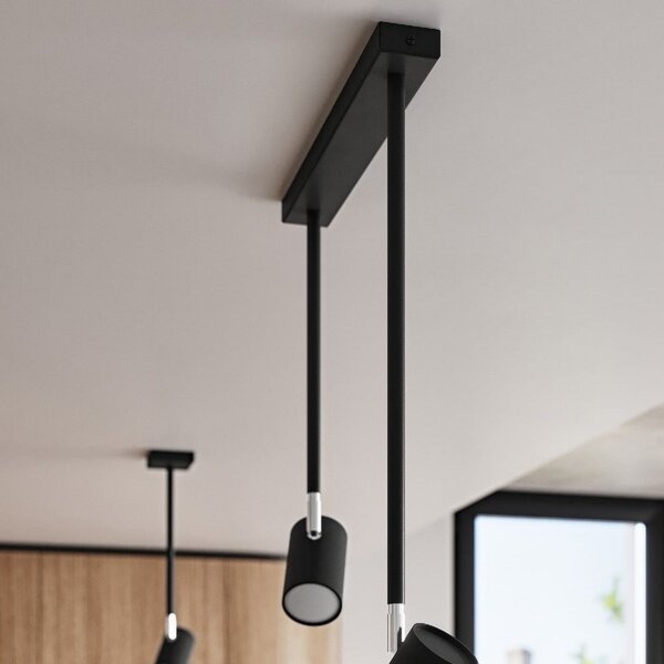 Faretto nero 10x30 cm Jones – Sollux