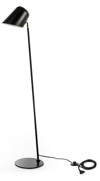 Lampada da Terra 25x25xH130 cm in Metallo Electra Nero