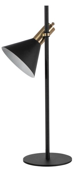 Lampada da Tavolo 18x18xH55 cm in Metallo Hadar Nero