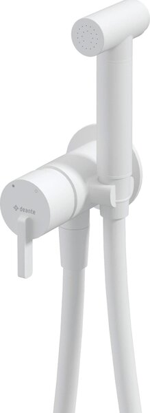Concealed bidet mixer with bidetta receiver