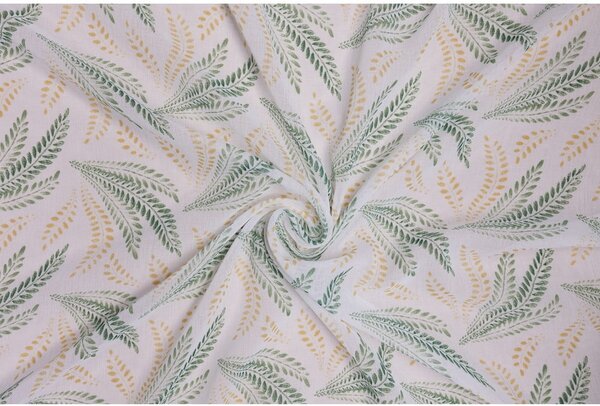 Tenda sottile bianca/verde 300x260 cm Seva – Mendola Fabrics