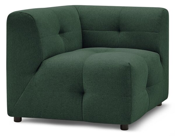 Chaise longue verde scuro (con penisola a sinistra) Kleber – Bobochic Paris