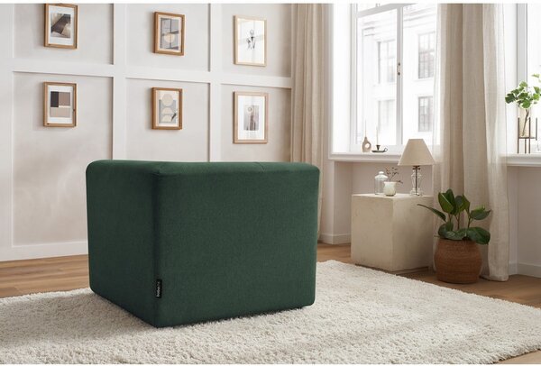 Chaise longue verde scuro (con penisola a sinistra) Kleber – Bobochic Paris
