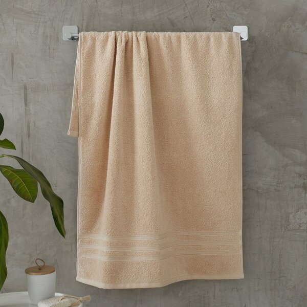 Asciugamano tipo terry beige in cotone 50x85 cm Zero Twist – Catherine Lansfield