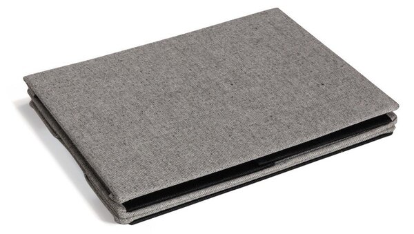 Scatola con coperchio grigia in tessuto 27x36x19 cm Soft Storage Small – Bigso