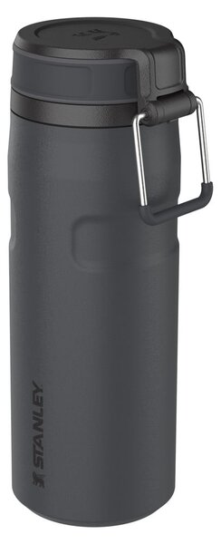 Borraccia termica nera in acciaio inox 470 ml IceFlow™ Bottle Twist Flip Black – Stanley