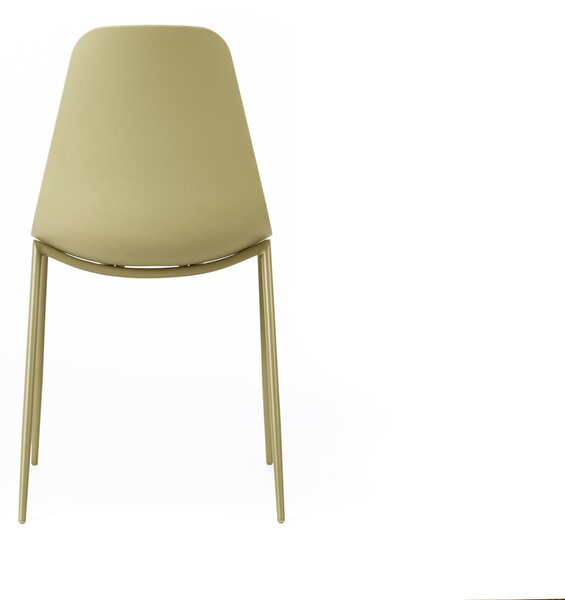 Set 4 Sedie 49x48,5xH88 cm in Polipropilene Frida Giallo