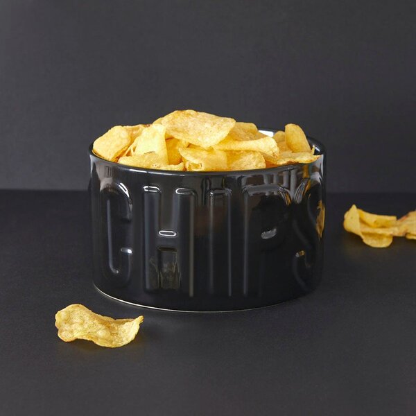 Ciotolina da portata nera in ceramica 1 l Chips – Balvi