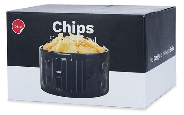 Ciotolina da portata nera in ceramica 1 l Chips – Balvi