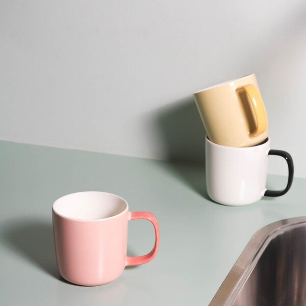 Tazza bianca in new bone china 370 ml Mae – ONA