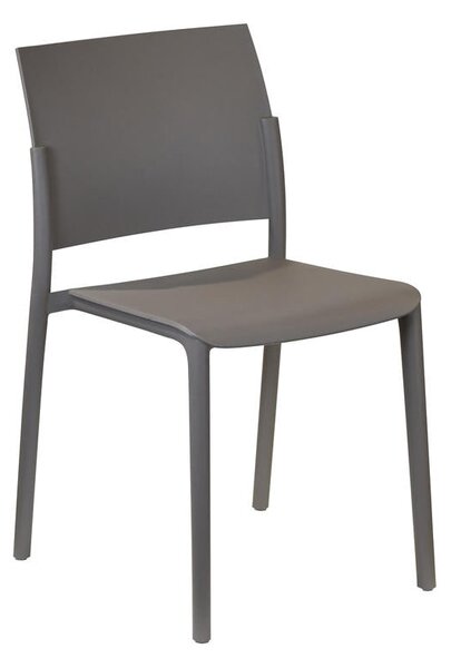 Set 4 Sedie 55x52,5xH81 cm in Polipropilene Venus Visone