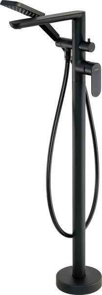 Freestanding bathtub mixer with shower set