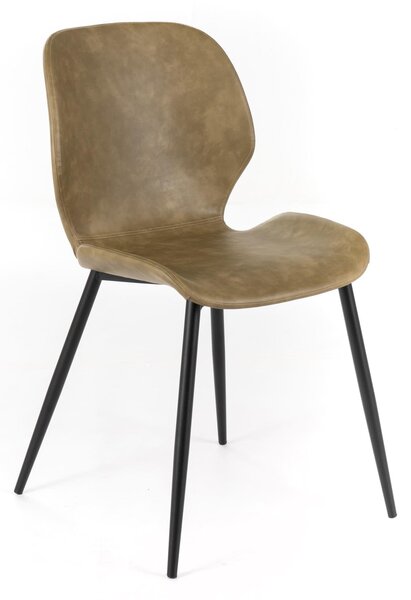 Set 4 Sedie 55x45xH83 cm in Soft-Touch Diana Sabbia