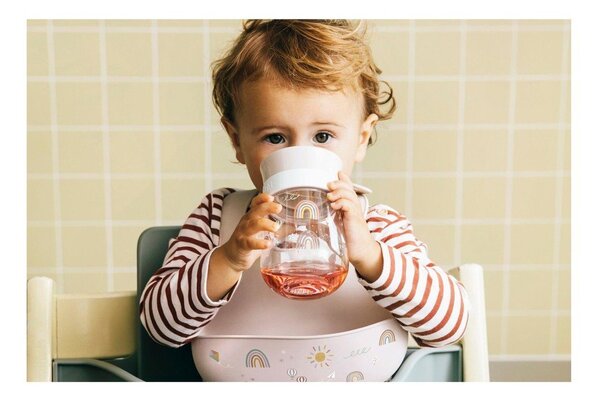 Tazza per bambini verde chiaro in plastica 300 ml Little Farm by Little Dutch – Mepal