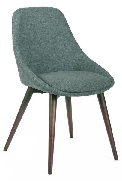 Set 4 Sedie 58x49xH85 cm in Tessuto Astrid Verde